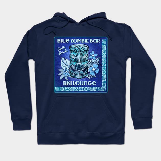 Blue Zombie Hoodie by ChetArt